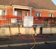 Début des travaux de Enedis (ERDF) - Viabilisation