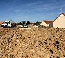 Terrassement en cours
