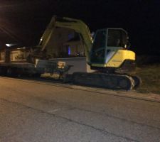 Au retour du travail surprise le chantier &agrave; commenc&eacute;