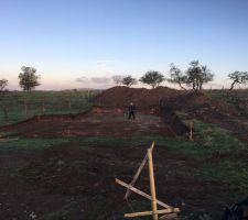 Admiration du chantier en journ&eacute;e avant de partir