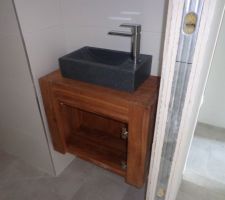 Lave main des toilettes