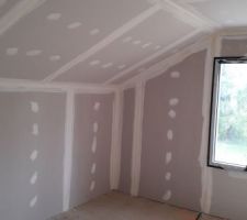 Bandes placo_Chambre enfants Etage