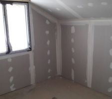 Bandes placo_Chambre enfants Etage
