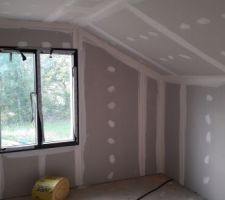 Bandes placo_Chambre Parents Etage