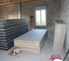 Stockage placo et isolants