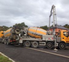 Arrivée du camion de béton ?