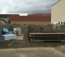 Terrasse sur vide sanitaire et élévation du rez-de-chaussée