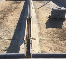 Montage vide sanitaire avec dernier rang parpaing de chaînage horizontal