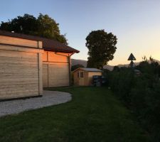 Notre terrain et nos tuyas