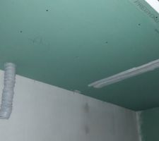 Faux-plafonds_Douche RDC (Pose des plaques BA13)