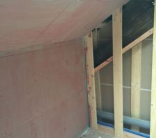 On met l'accrocheur pour la salle de bains parentale