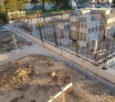 Début élévation vide sanitaire