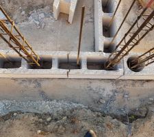 Début élévation vide sanitaire