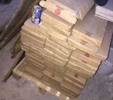 Le carrelage parquet est arrivé :)