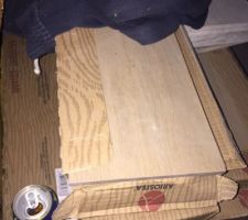 Le carrelage parquet est arrivé :)