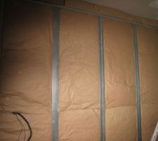 Cloison entre garage et lingerie