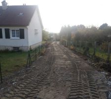 Terrain apr&eacute;s terrassement