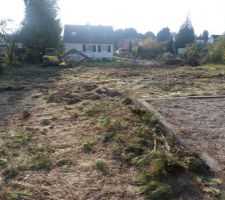 Terrain apr&eacute;s terrassement