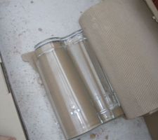 Tuile en verre pour entre la maison et le garage