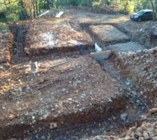 Fondations ferrailles maintenant reste &agrave; les couler mercredi 2 novembre !!!
Comme il va faire beau .... &ccedil;a devrait le faire !
On avance ..... doucement mais surement !
