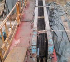 Premier mur coulé : ))