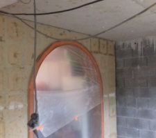 Ouverture entre la chambre et la cuisine avant travaux