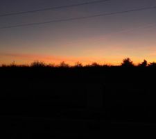 ...et ce beau couché de soleil...