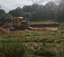 D&eacute;but du terrassement