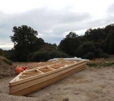 Livraison de la charpente