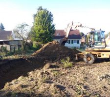 D&eacute;but du terrassement