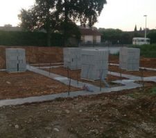 Un jour après le début du chantier