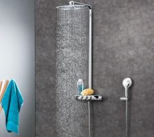 Grohe Rainshower System SmartControl 360 DUO Colonne de douche + mitigeur thermostatique