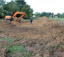 Terrassiers en action