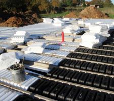 Polystyrene en place