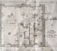 Plan intérieur du rez de chaussé.