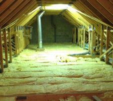 Isolation du plancher termin&eacute;