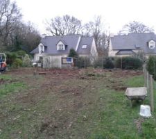 Le terrain enfin vide et propre