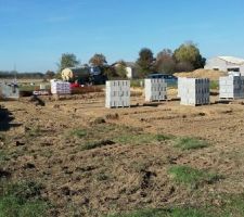 Enfin le début du chantier.
L'aventure commence!