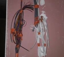 Départ câbles électriques du LT