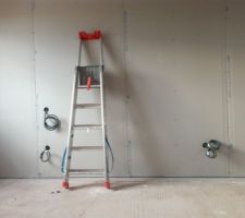 Travaux d'isolation à l'étage