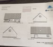 Plan de maison du permis