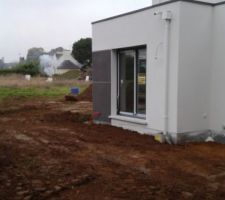 Emplacement de la "future terrasse".