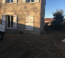 Le terrassement pour VRD est terminé