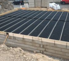 Pr&eacute;paration pour la dalle