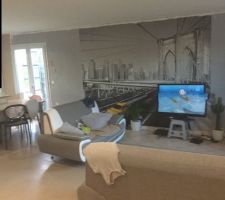 Avant démolition du mur pour extension
