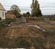 D&eacute;but des fondations