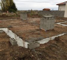 D&eacute;but des fondations