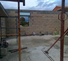 Murs rdc, vue int&eacute;rieur