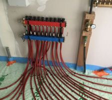 Pose du chauffage au sol 1 journée pour 170m² tout seul!