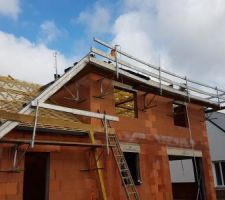 Début des travaux de couverture